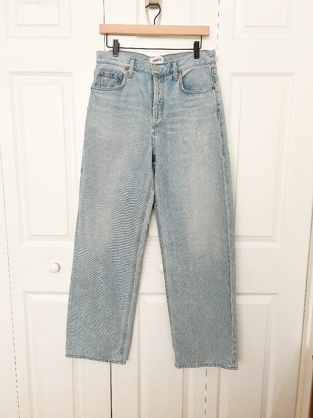 Agolde Low Slung Baggy - Spark - size 26